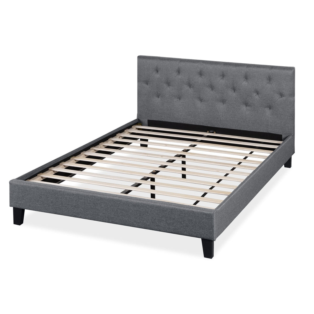 Blane Double Bed Frame - Dark Grey