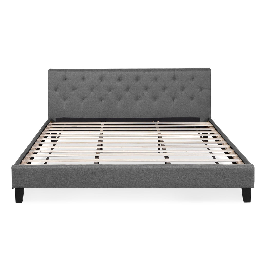Blane Super King Bed Frame - Dark Grey