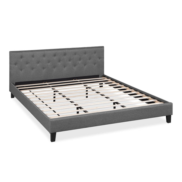 Blane Super King Bed Frame - Dark Grey