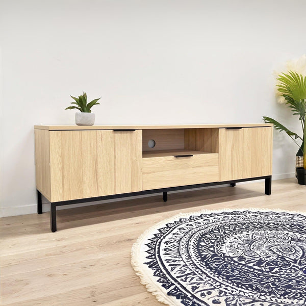 Ocala 1.5m Entertainment Unit - Oak