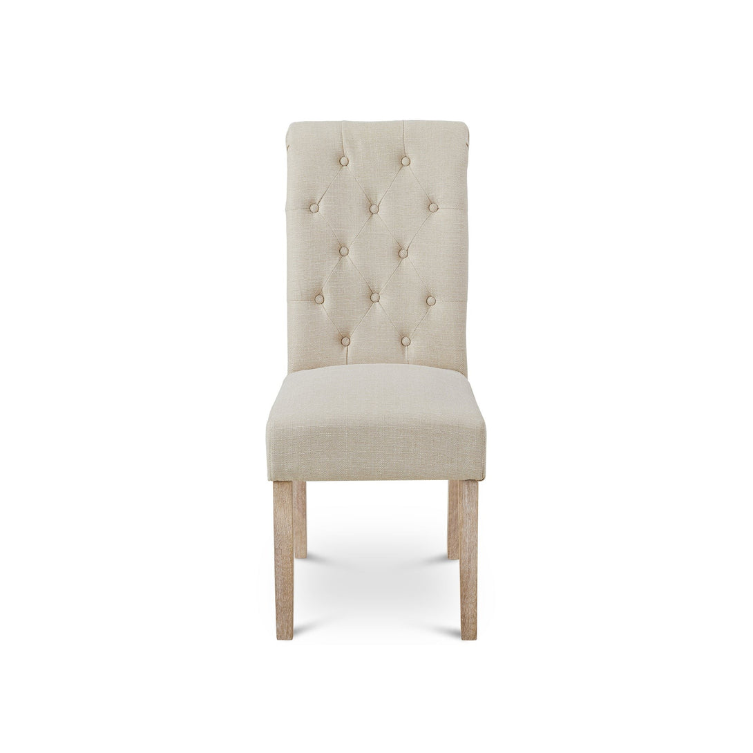 Zoey Upholstered Dining Chair - Set of 2 - Beige