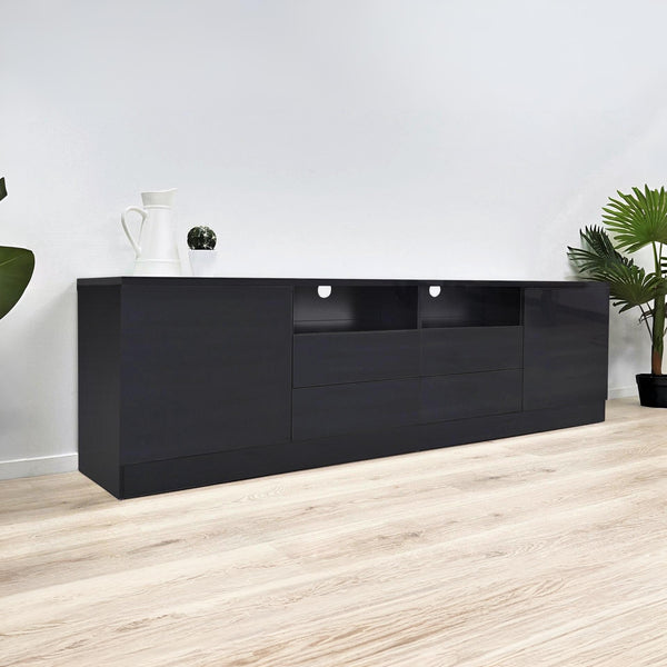 Antler 1.8m Entertainment Unit - Black