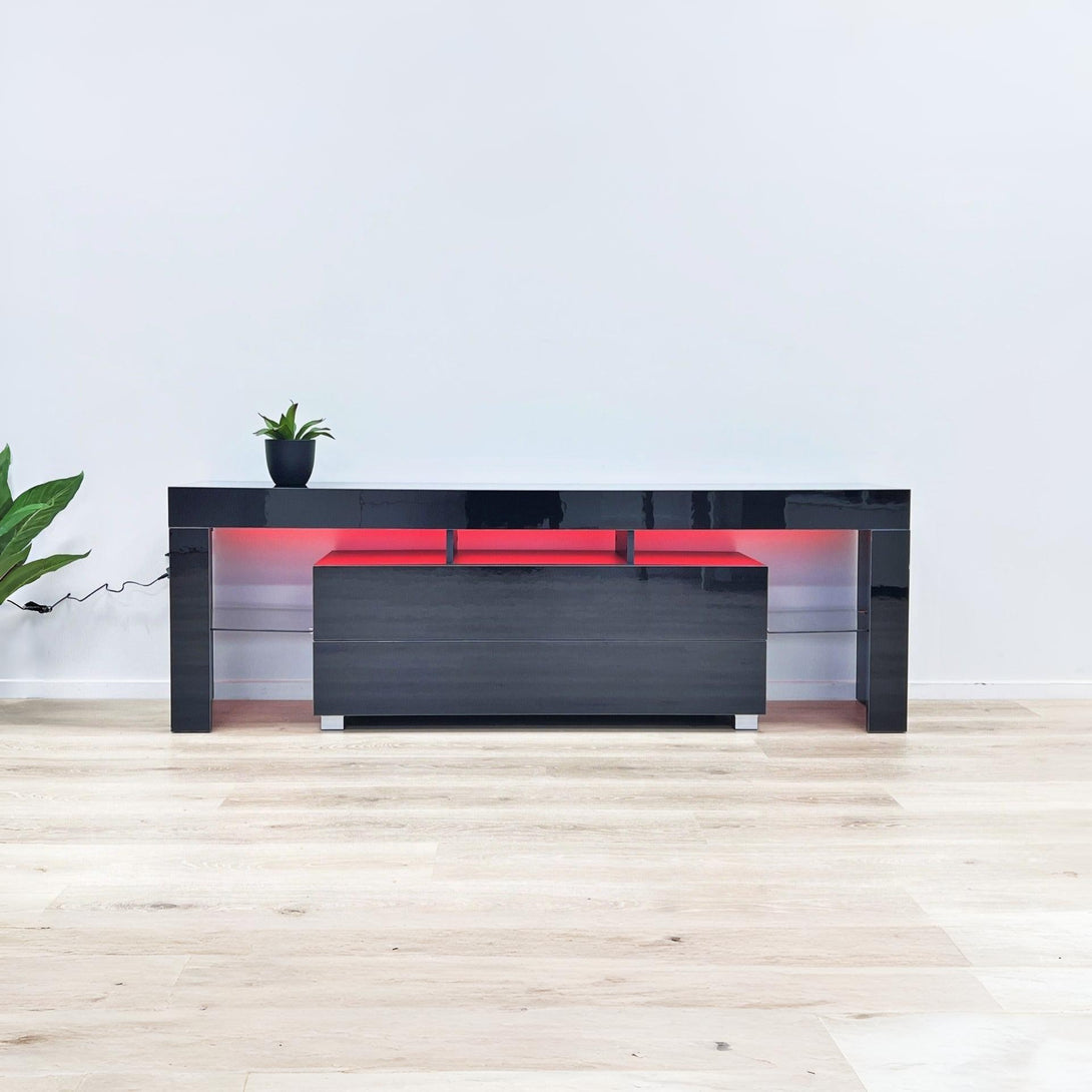 Dothan 1.6m Entertainment Unit - Black