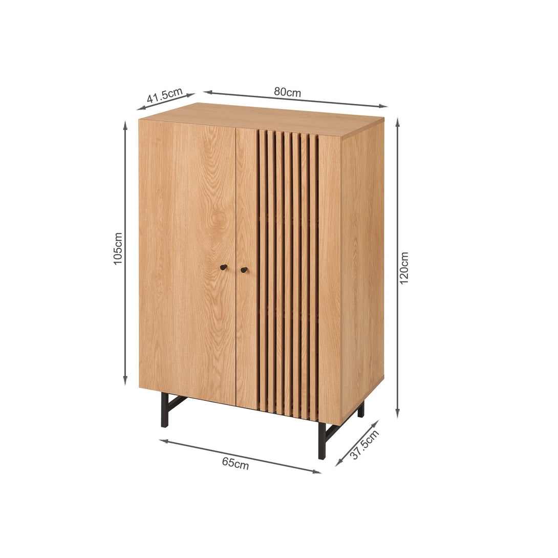 Tarkine 2 Door Cabinet - Oak