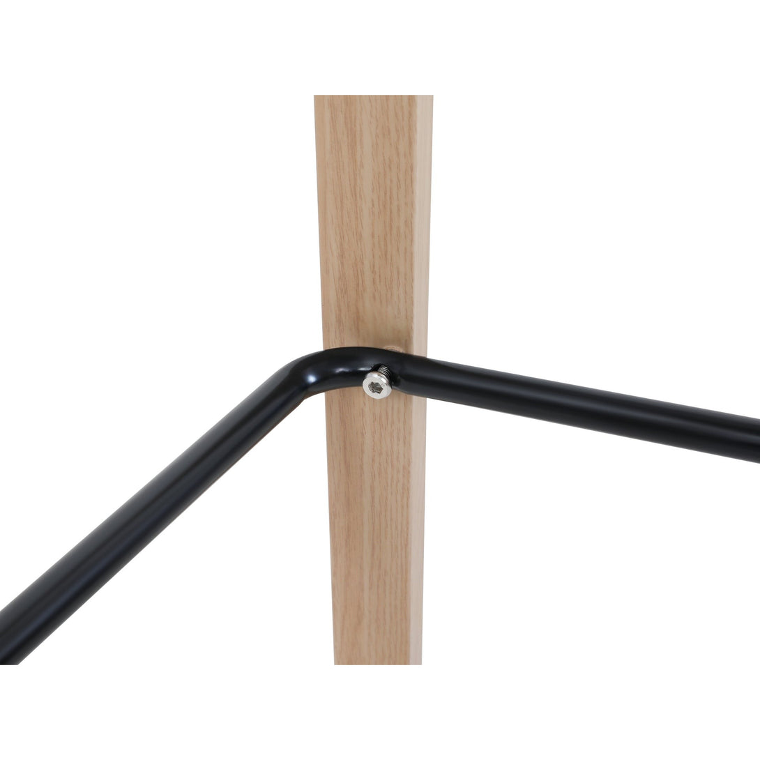Kai Bar Stool Metal Barstool 65cm - Black