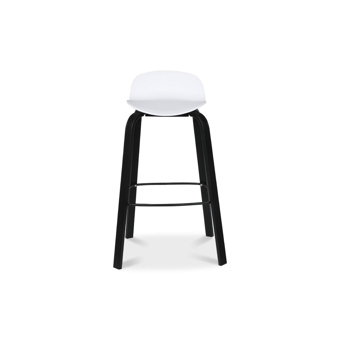 Mia Bar Stool Metal Barstool - Set of 2 - White