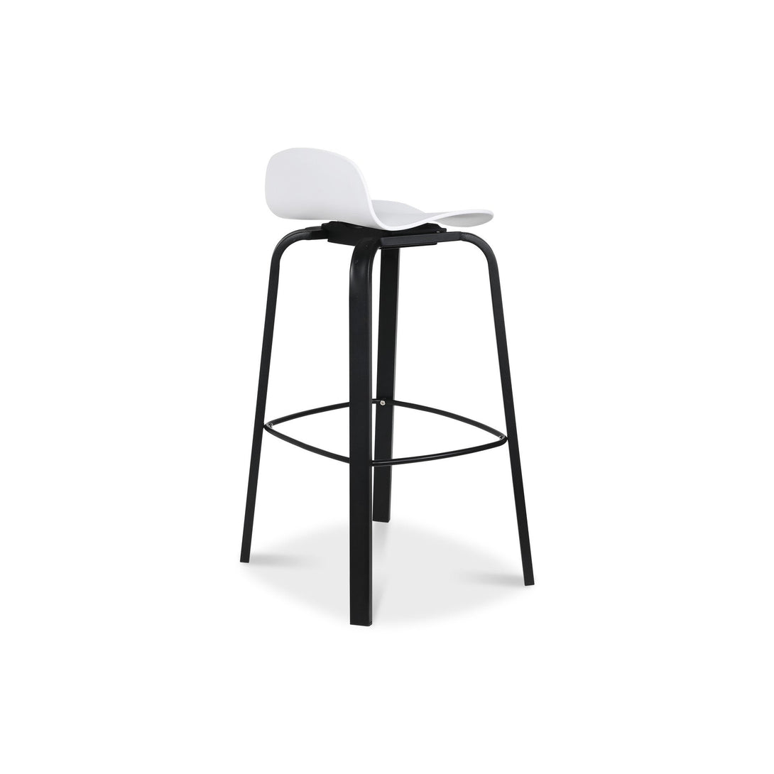 Mia Bar Stool Metal Barstool - Set of 2 - White
