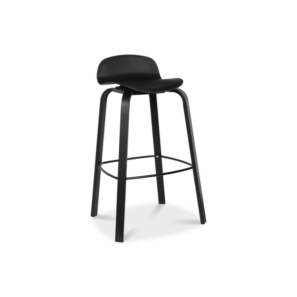 Mia Bar Stool Metal Barstool - Set of 2 - Black