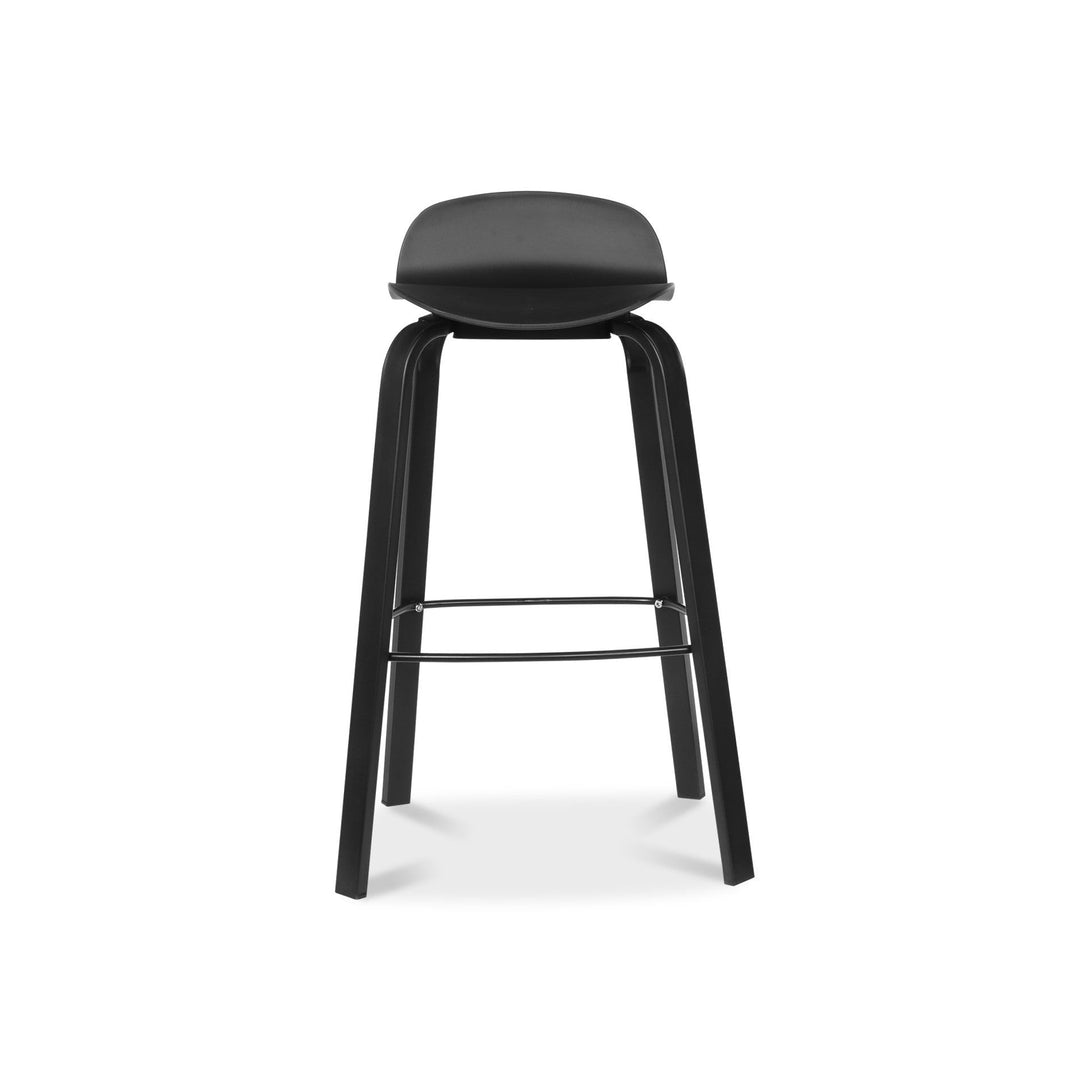Mia Bar Stool Metal Barstool - Set of 2 - Black