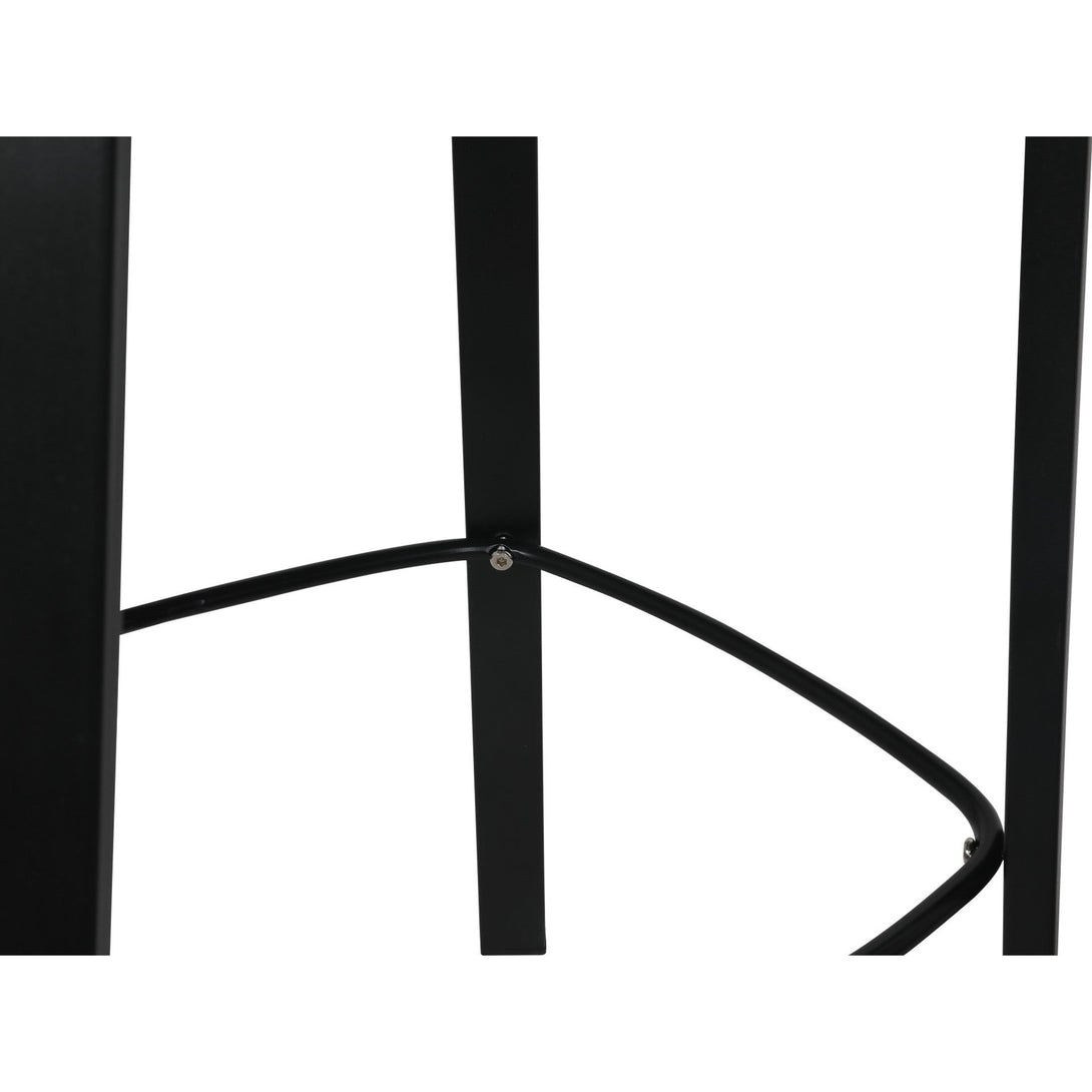 Mia Bar Stool Metal Barstool - Set of 2 - Black