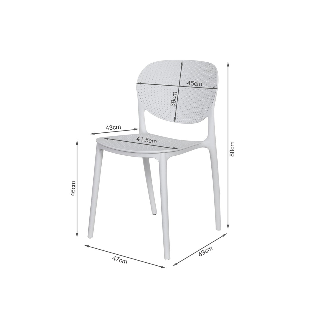Max Dining Chair - Set of 4 - White