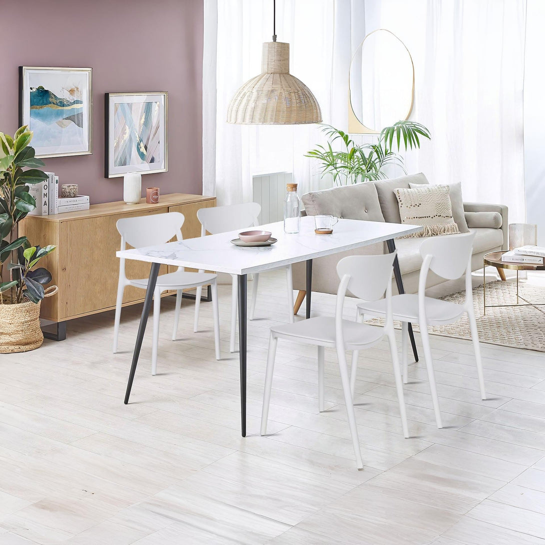 Gia Dining Chair - Set of 4 - White