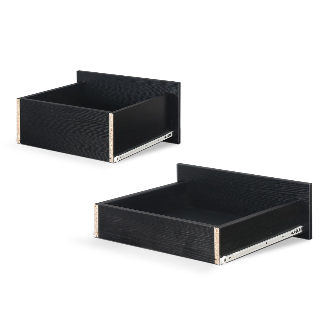 Karter Computer Desk with Drawers - Black