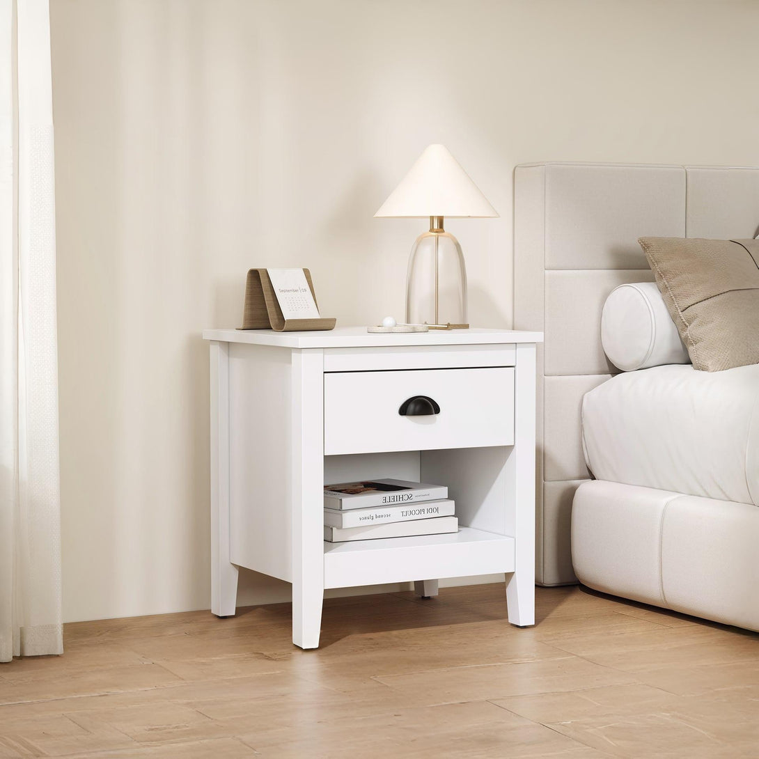 Congo Bedside Table - White