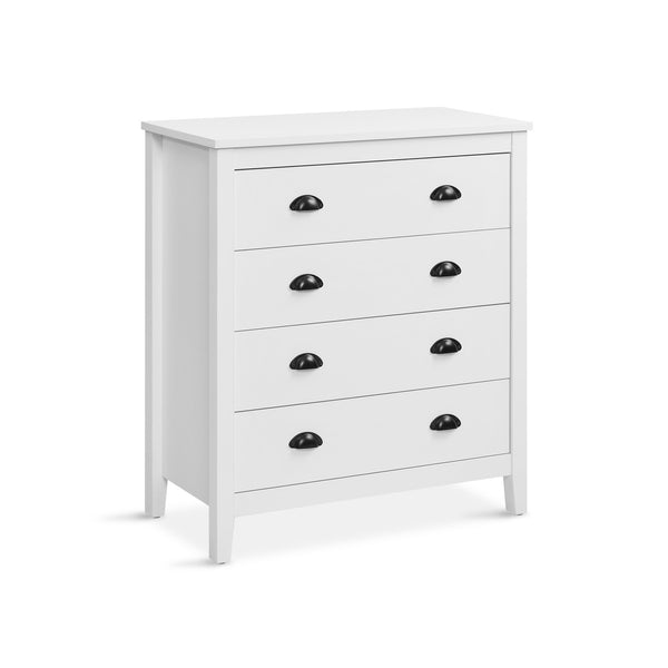 Congo 4 Drawers Tallboy - White