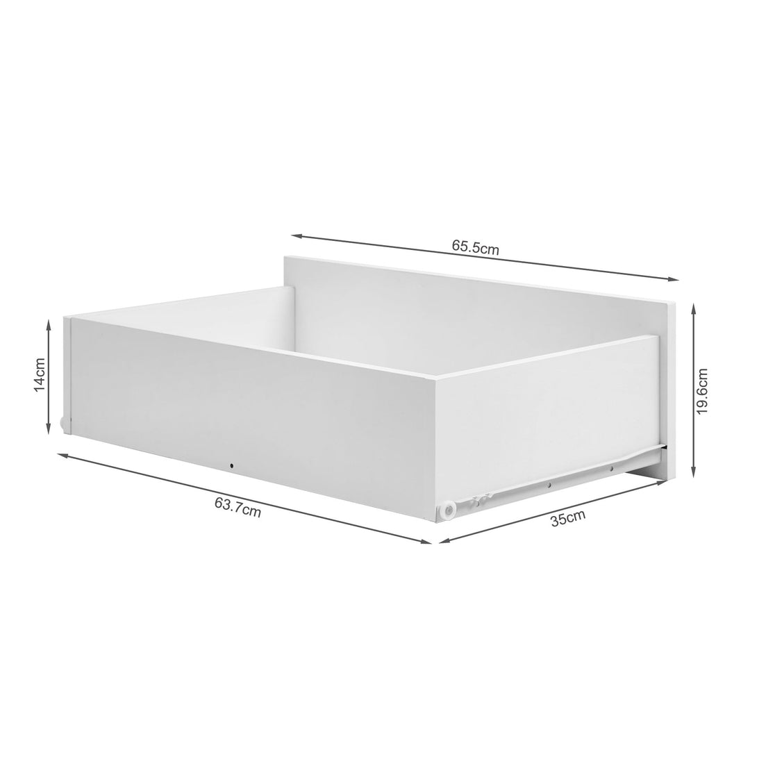 Congo Storage Cabinet with 2 Drawer - White