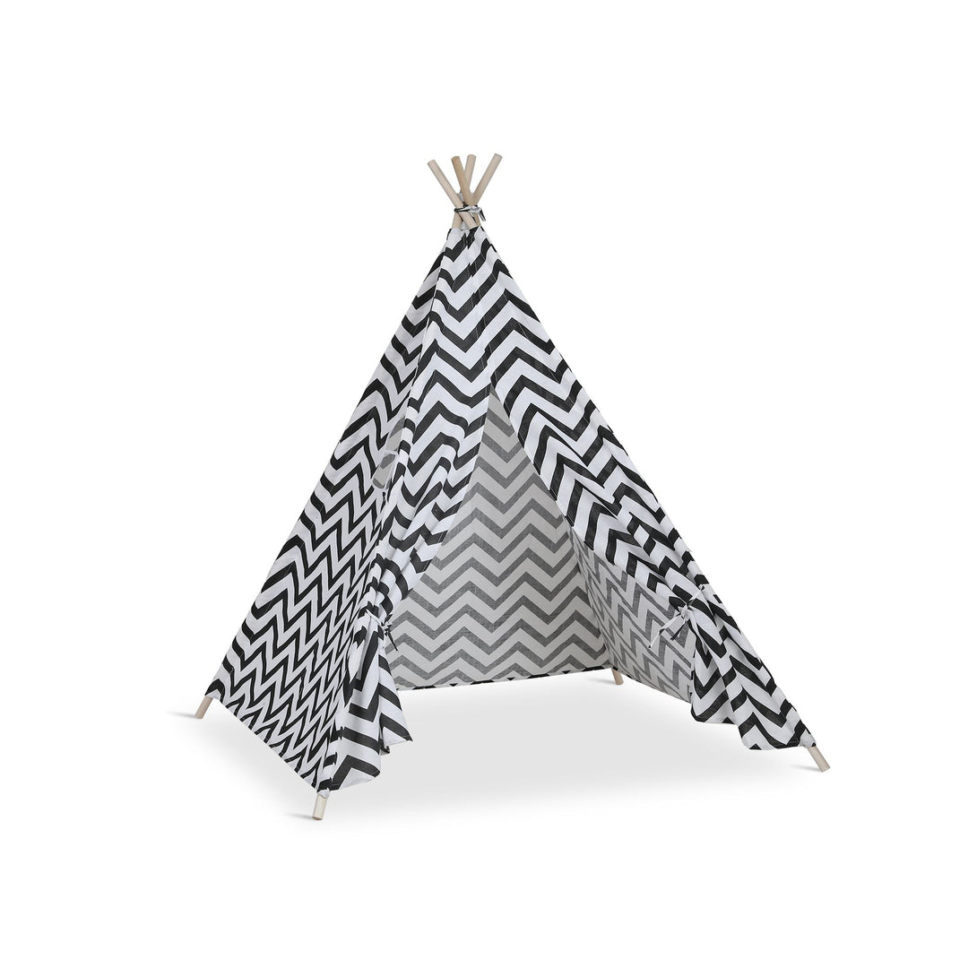 Leni Kids Teepee Kid Play Tent - Wavy Pattern