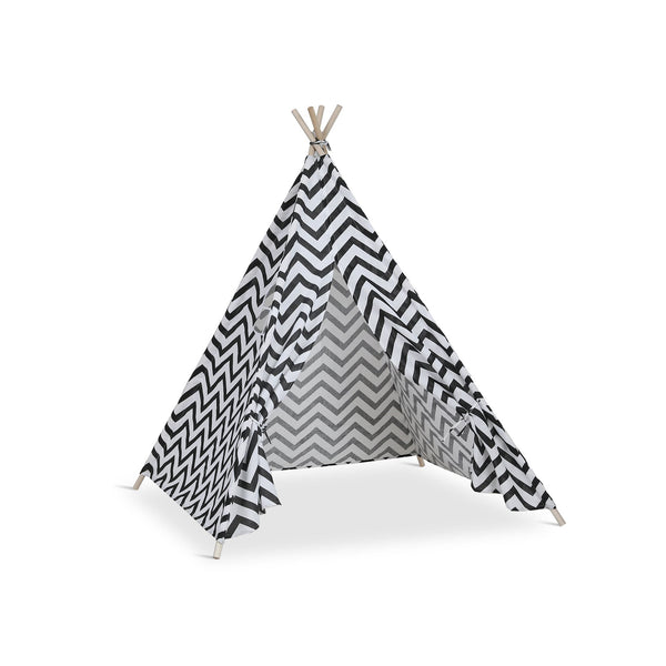 Leni Kids Teepee Kid Play Tent - Wavy Pattern