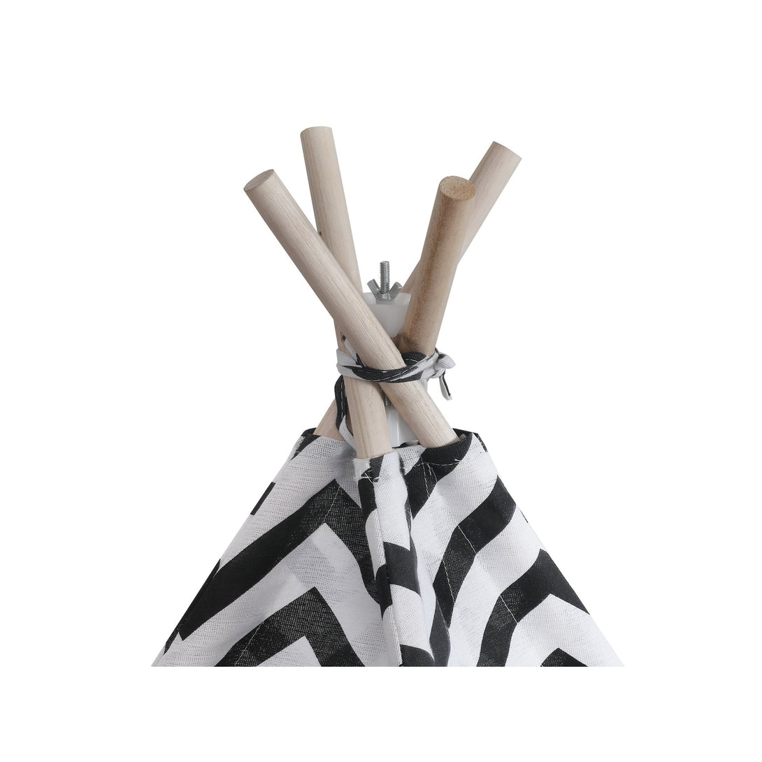 Leni Kids Teepee Kid Play Tent - Wavy Pattern