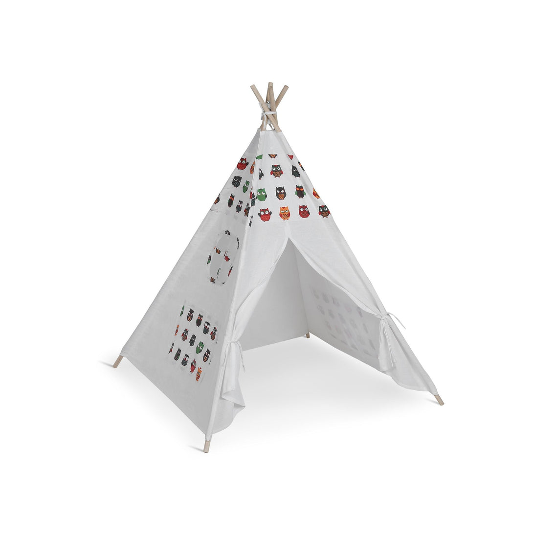 Leni Kids Teepee Kid Play Tent - Owl Pattern