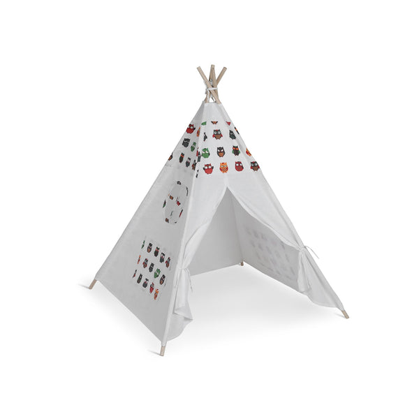 Leni Kids Teepee Kid Play Tent - Owl Pattern