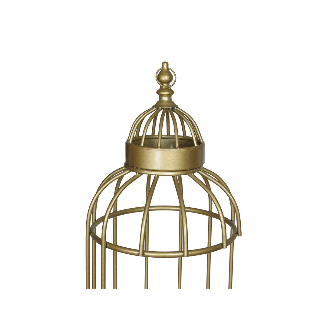 Alesa Birdcage 4 Tier Storage Shelf - Golden