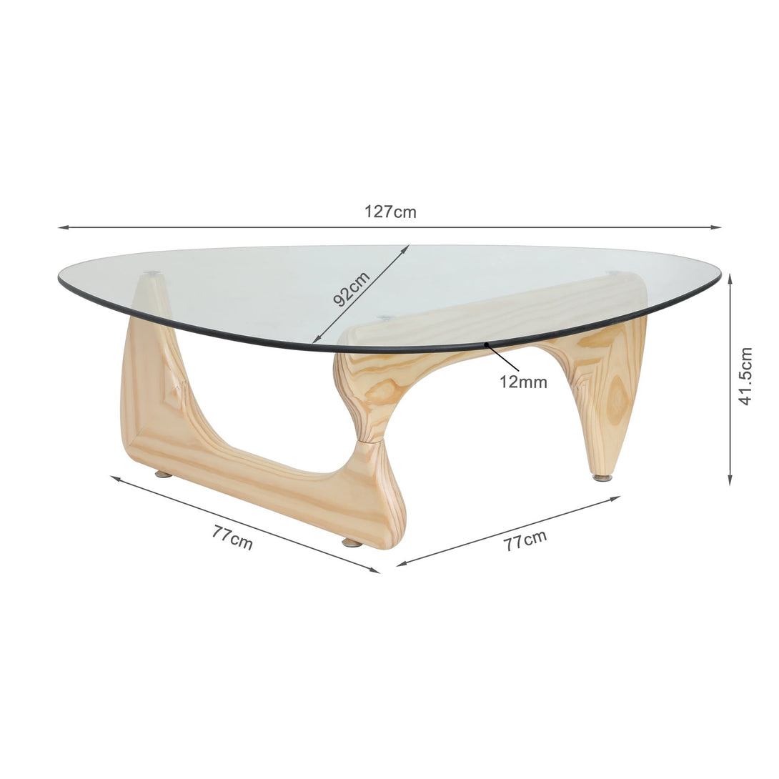 Galan Large Noguchi Coffee Table Replica - Natural