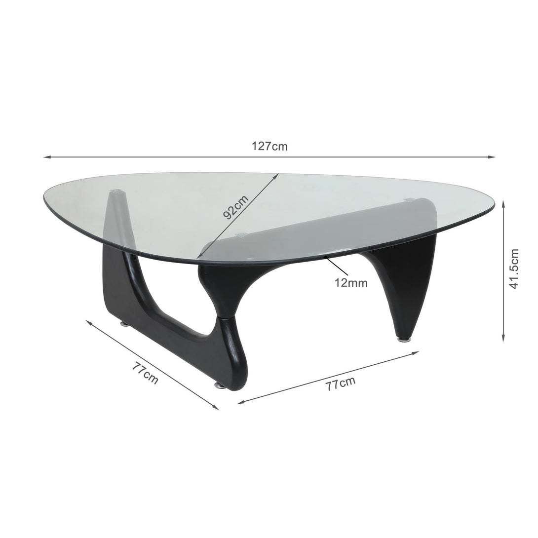 Galan Large Noguchi Coffee Table Replica - Black
