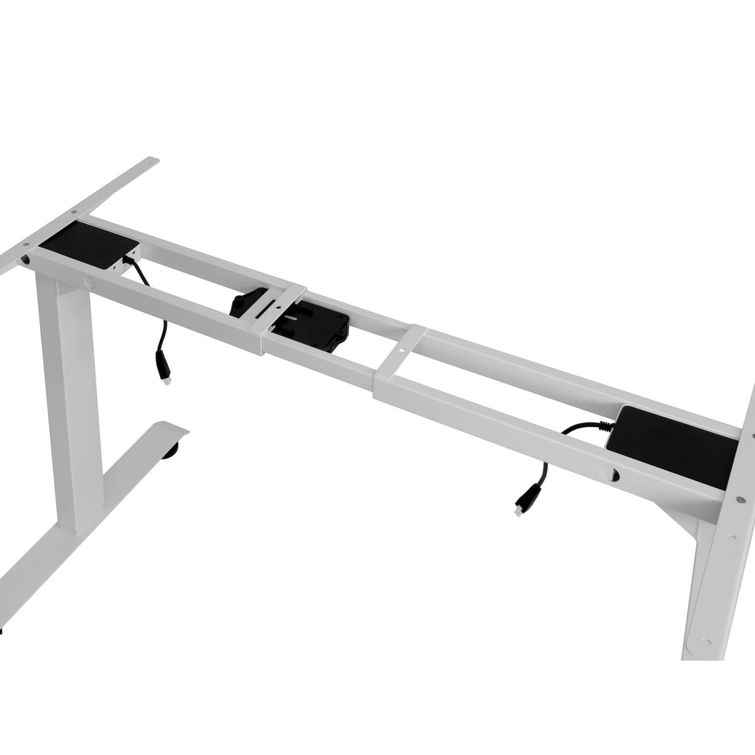 Bennie 120cm Dual Motor Electric Standing Desk - White