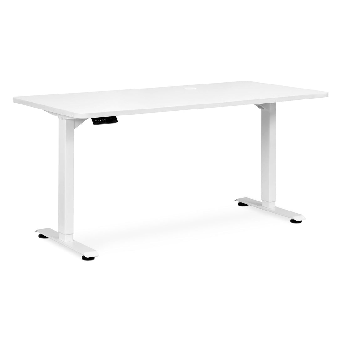 Bennie 160cm Dual Motor Electric Standing Desk - White