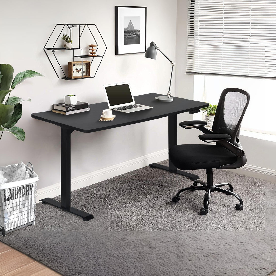 Bennie 160cm Dual Motor Electric Standing Desk - Black