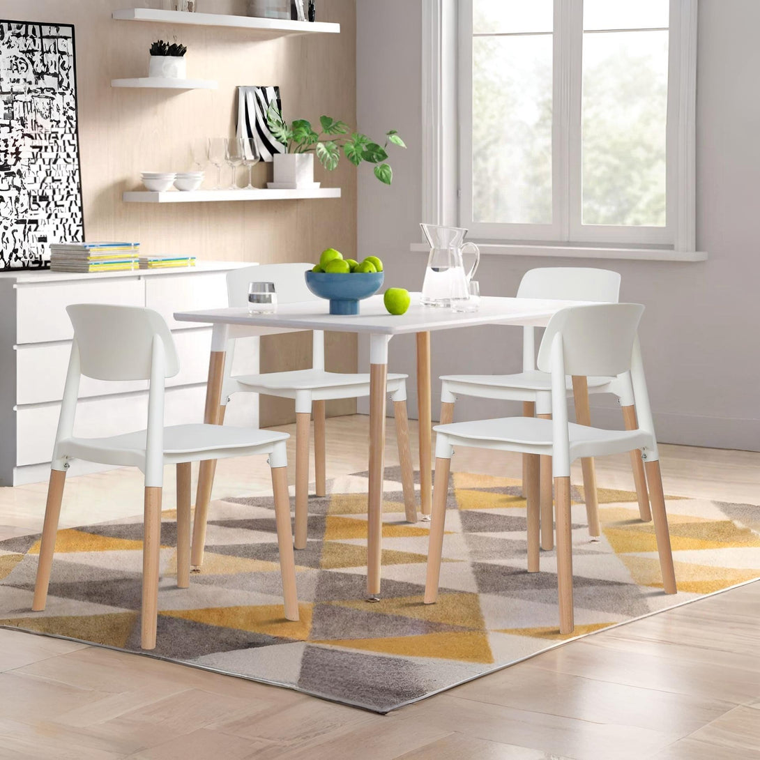 Fox Dining Chair - Set of 4 - White