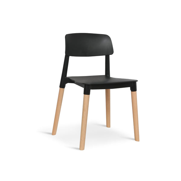Fox Dining Chair - Set of 4 - Black