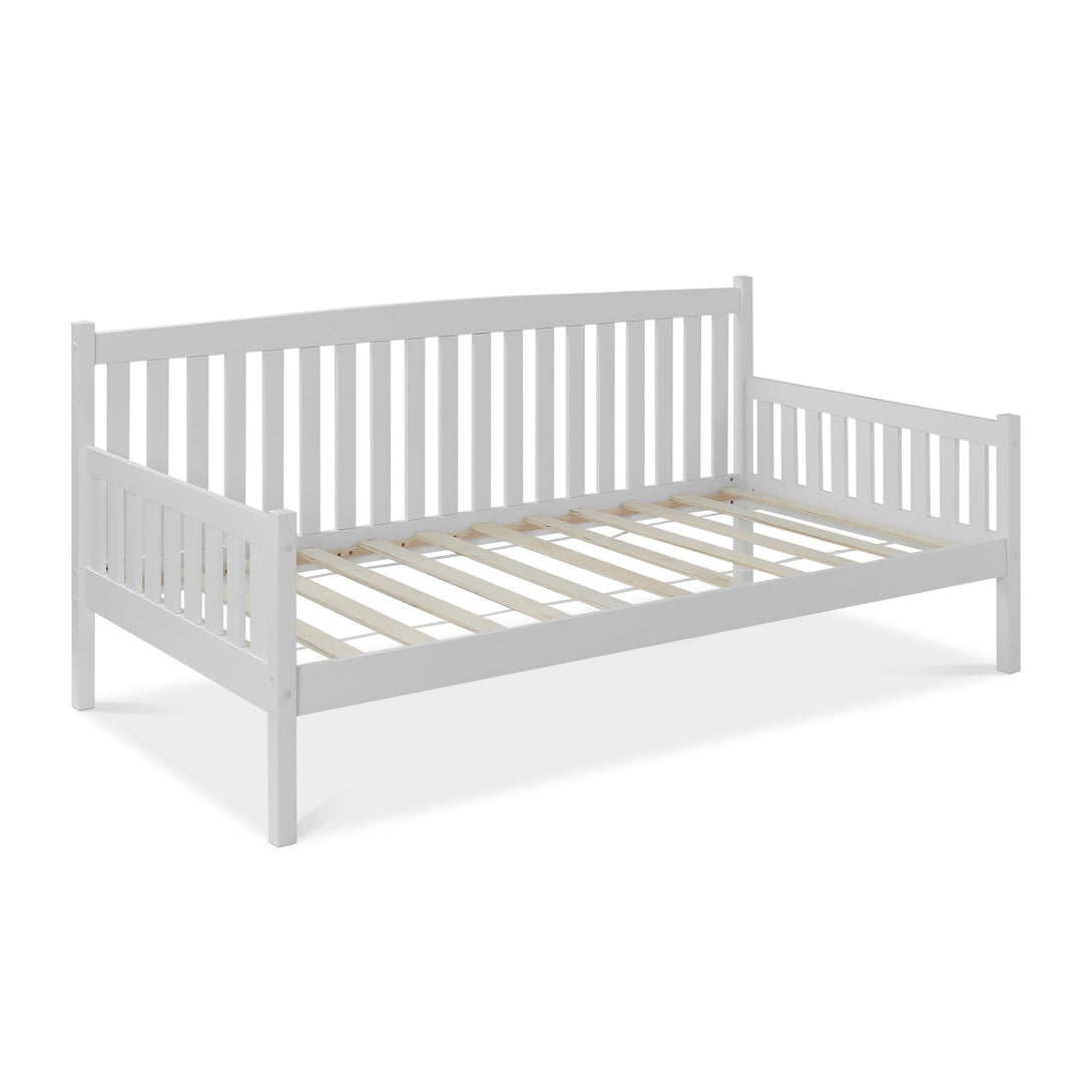 Herbert Single Wooden Trundle Bed Frame - White