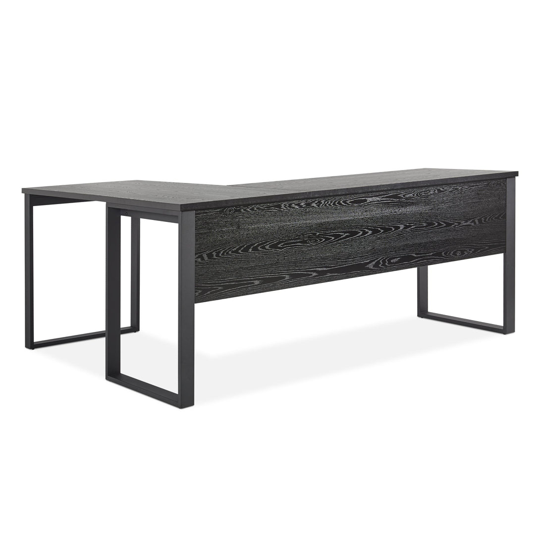 Nakia Computer Corner Desk - Black