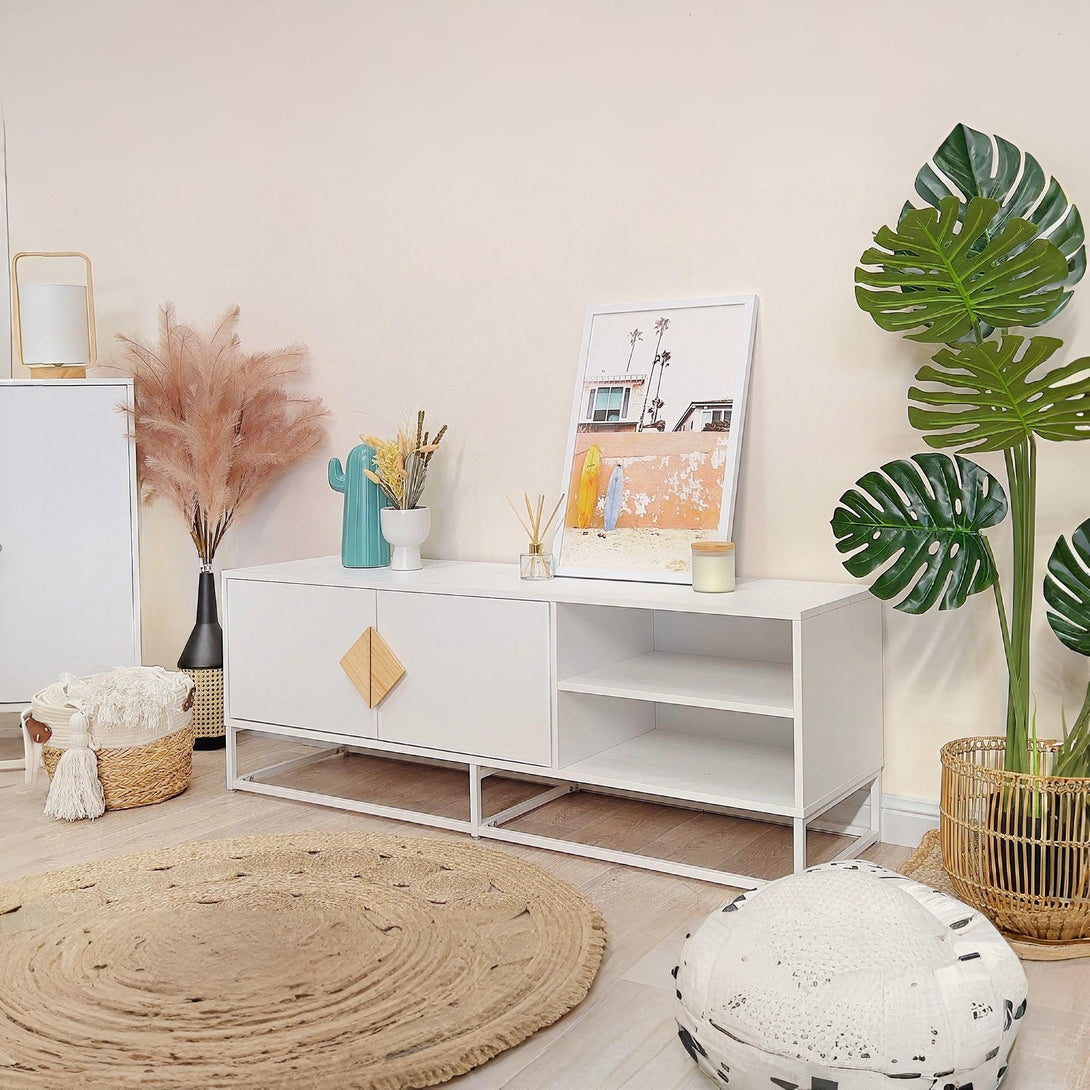 Alaska 1.4m Entertainment Unit - White