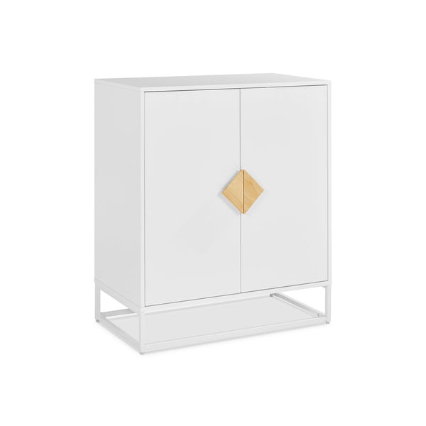Alaska Wooden 2 Door Cabinet - White
