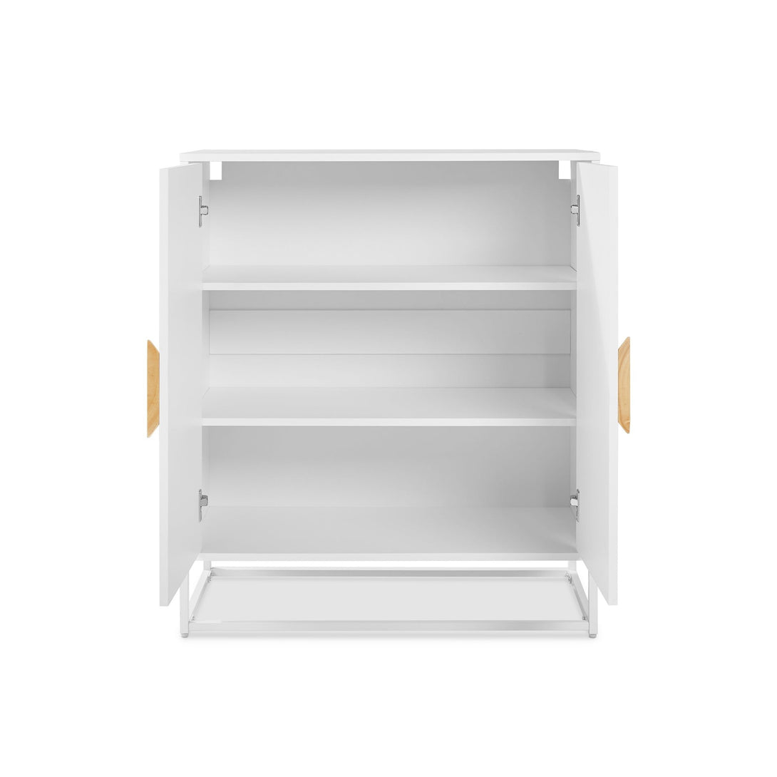Alaska Wooden 2 Door Cabinet - White