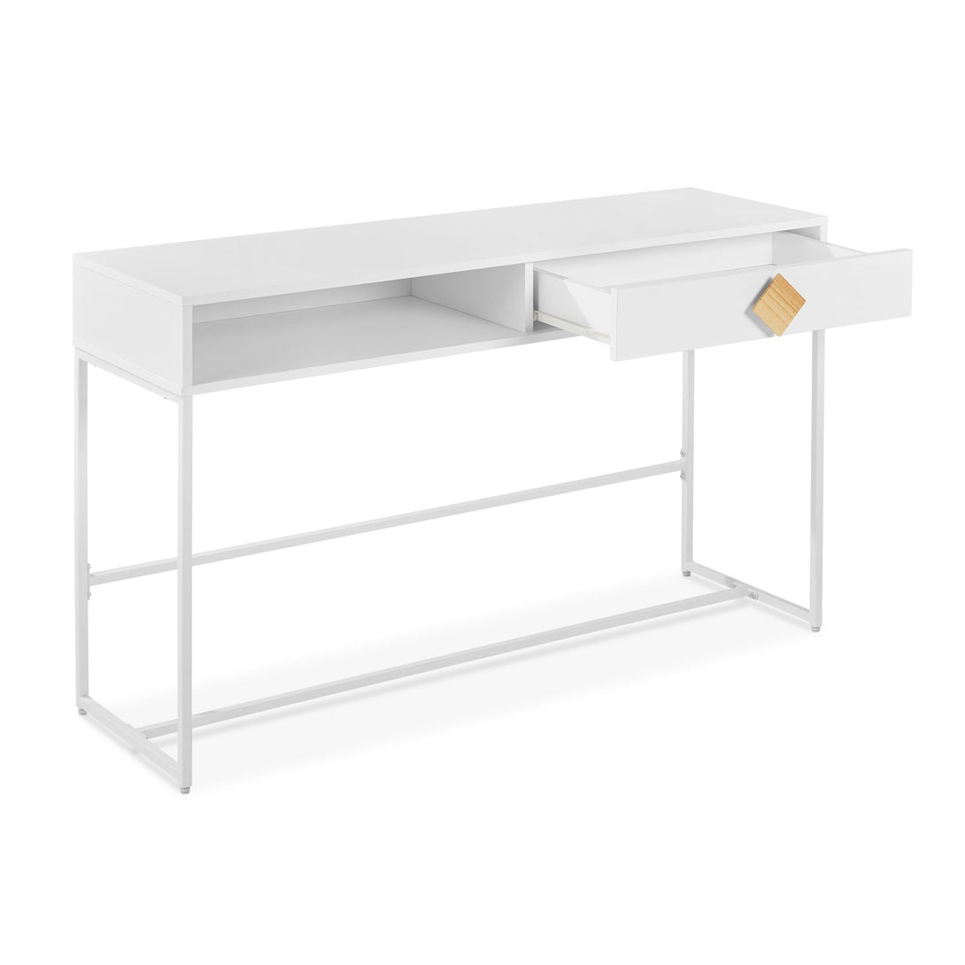 Alaska Wooden Console Table - White
