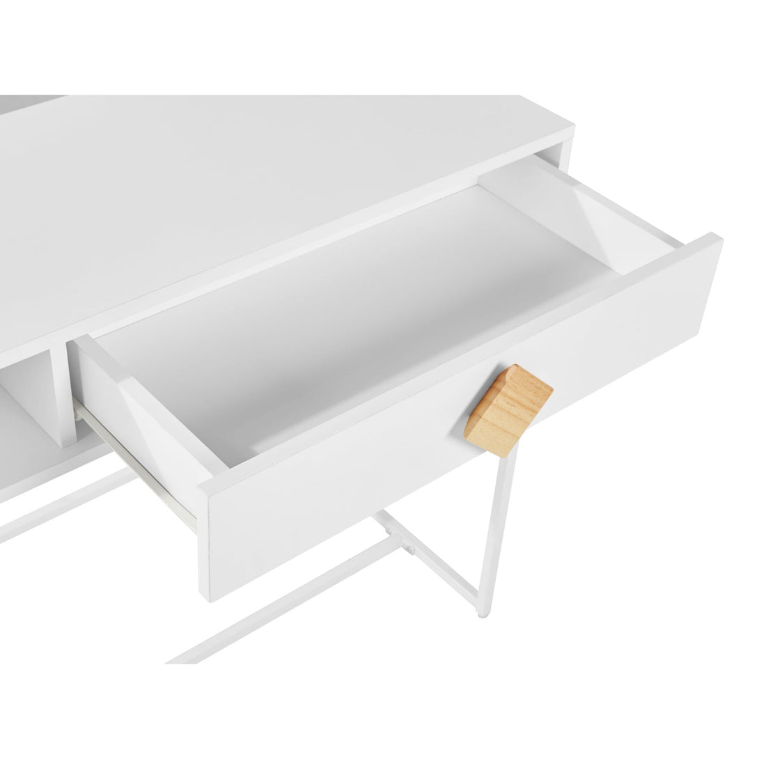 Alaska Wooden Console Table - White