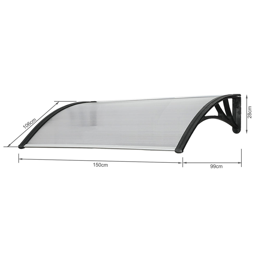 Toughout Canopy Awning Door Window Awning 1.5m x 1m