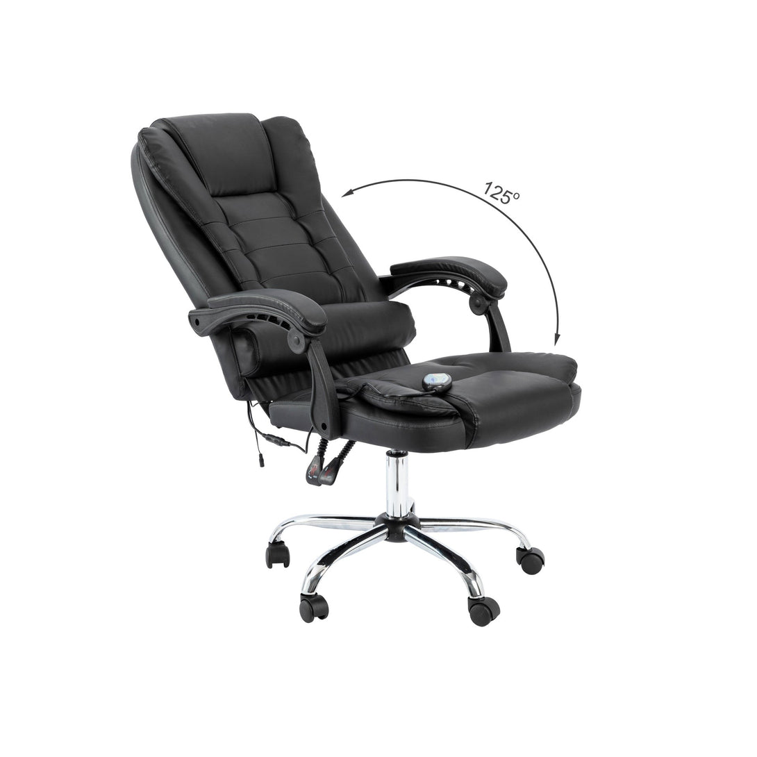 Carleen Massage Office Chair - Black