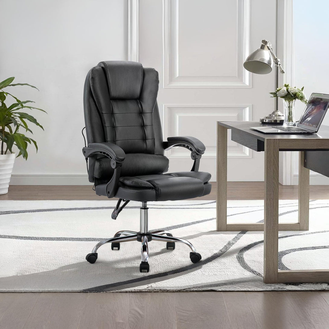 Carleen Massage Office Chair - Black