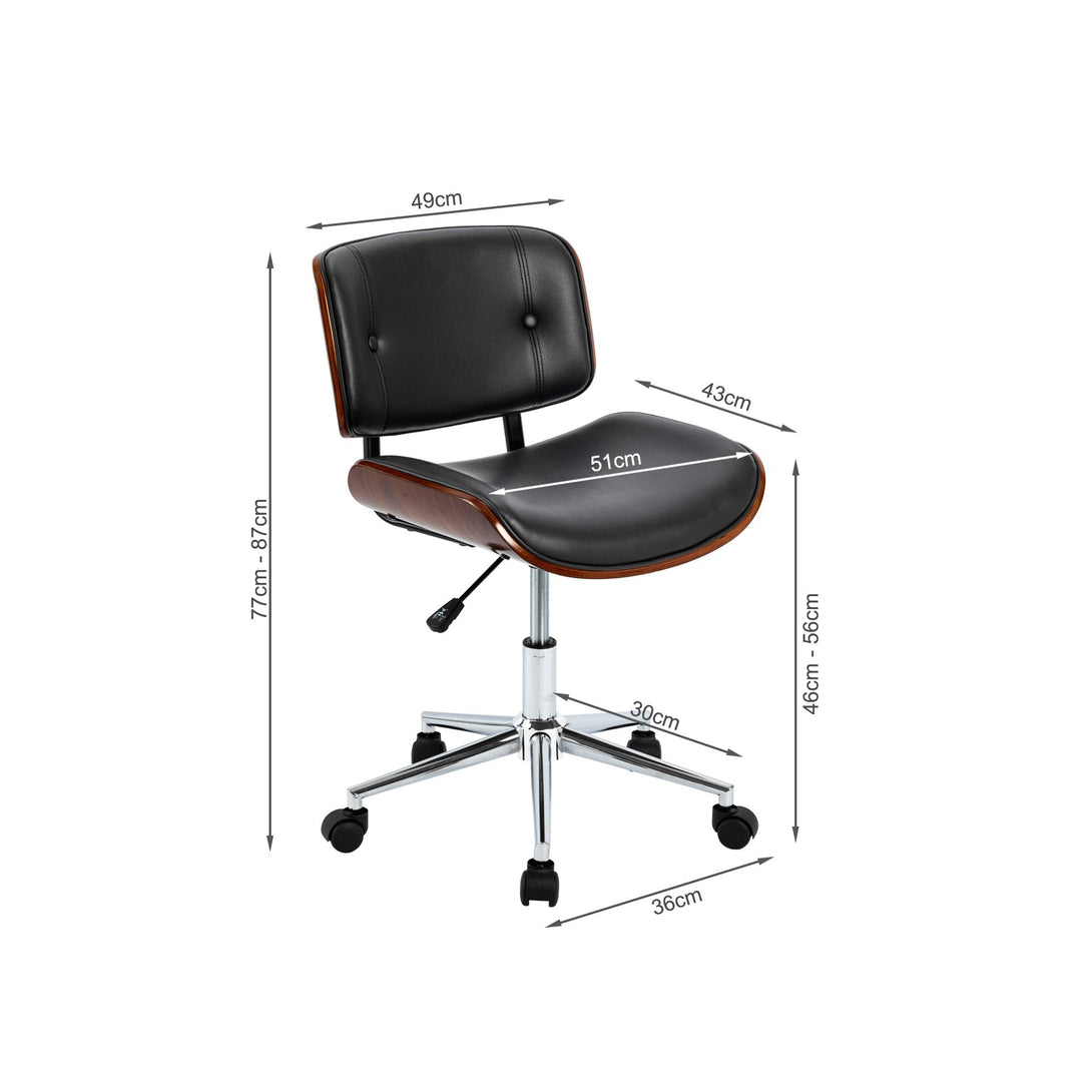 Dean Bentwood Office Chair - Black