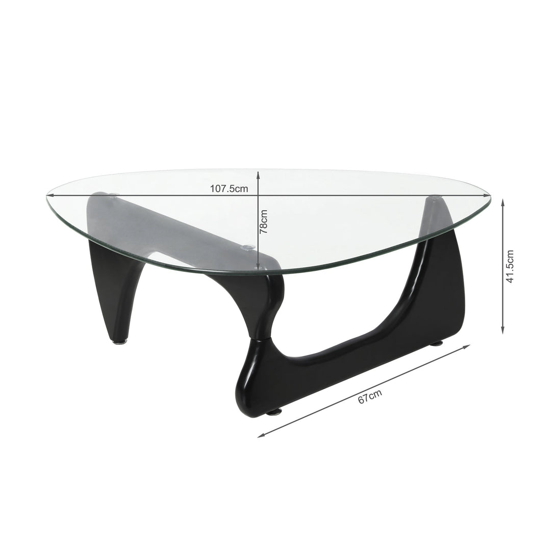 Galan Small Noguchi Coffee Table Replica - Black