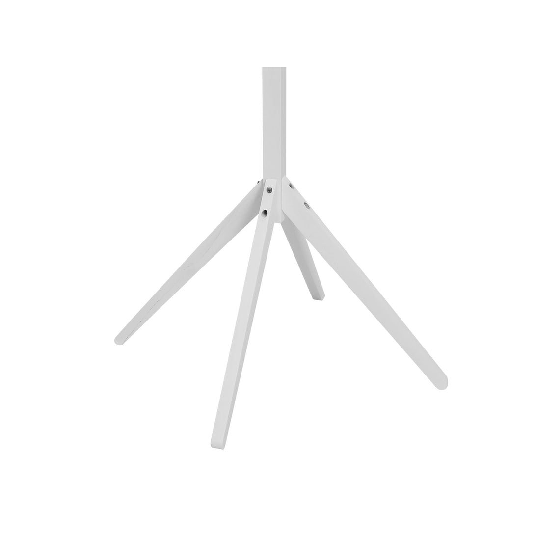 Wooden Clothes Rack Coat Hanger Stand - White