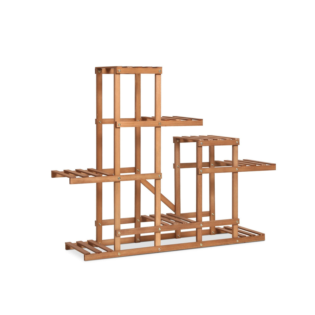 Potoo Solid Wood Plant Stand - Brown