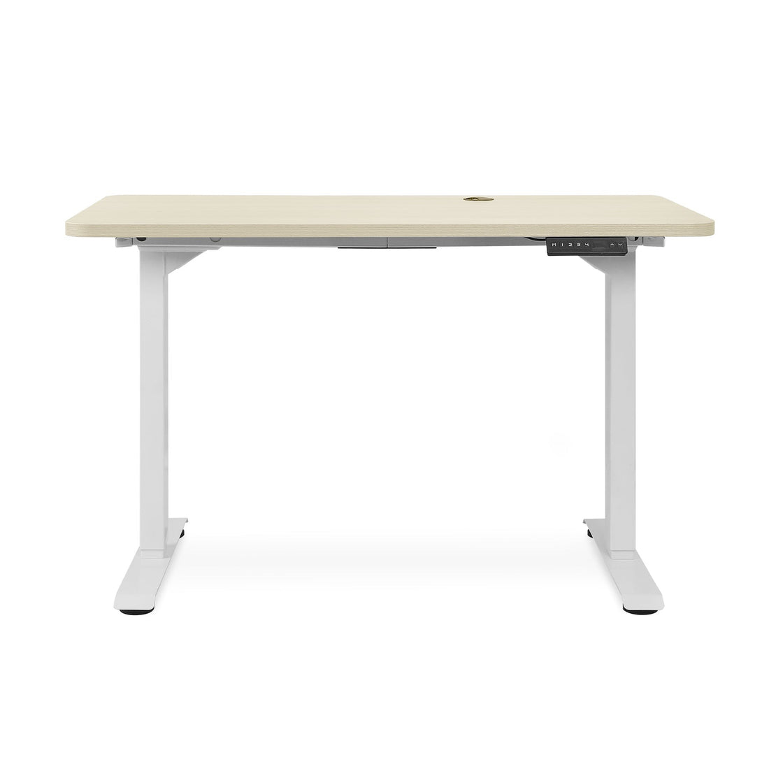 Bennie 120cm Dual Motor Electric Standing Desk - Beige