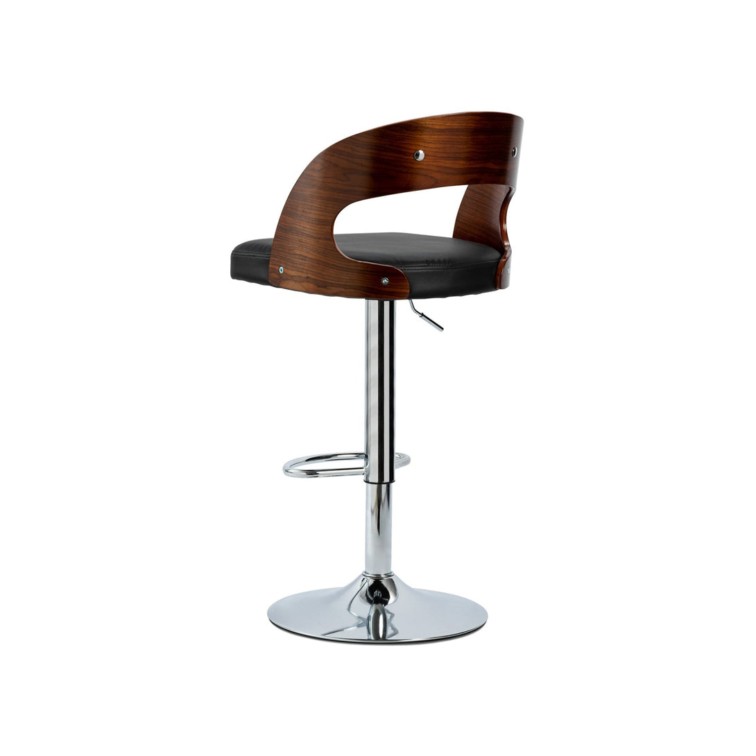 Holt Swivel Bar Stool - Black