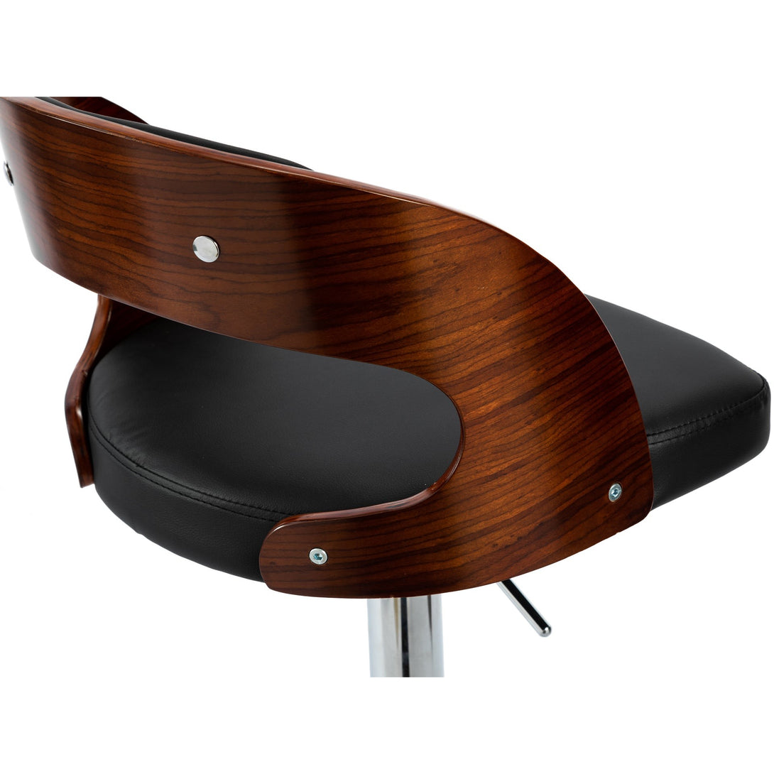 Holt Swivel Bar Stool - Black
